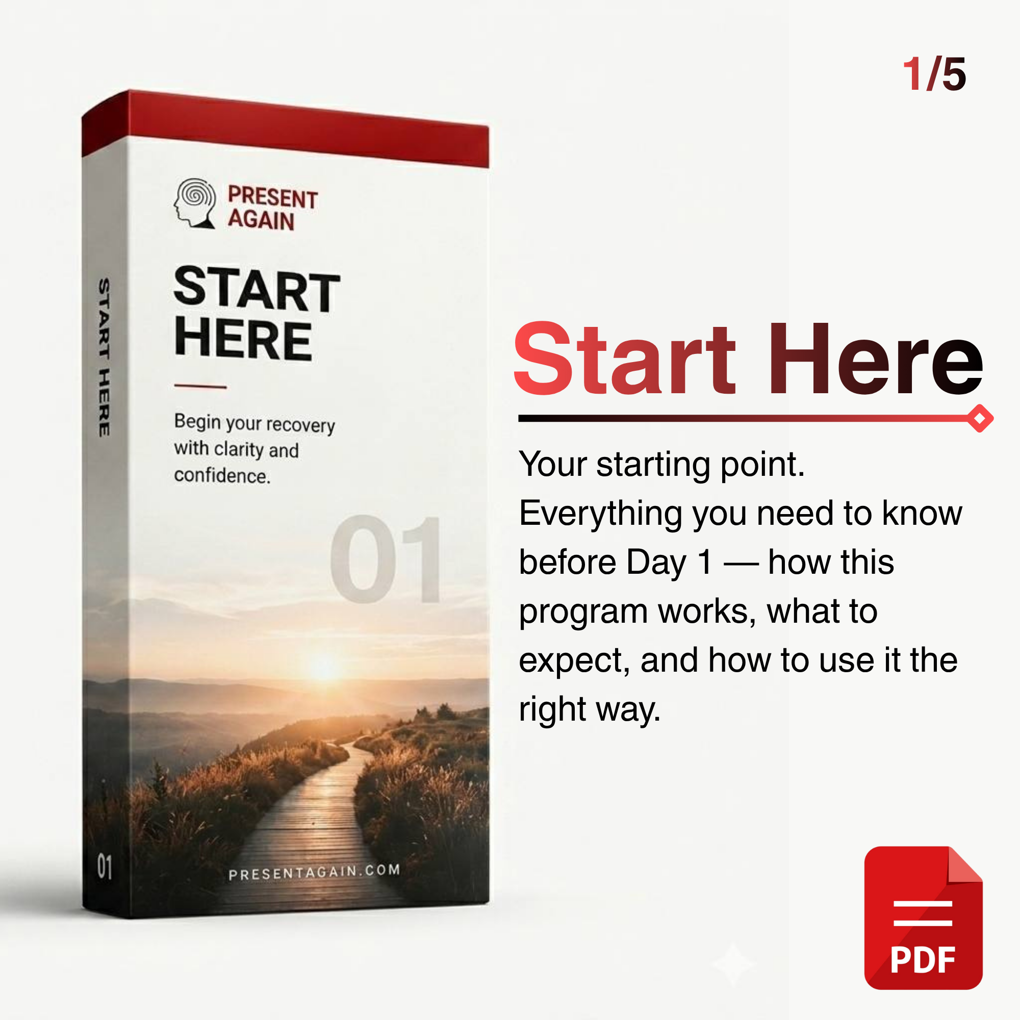 Present Again — 34 Day DPDR Recovery Program